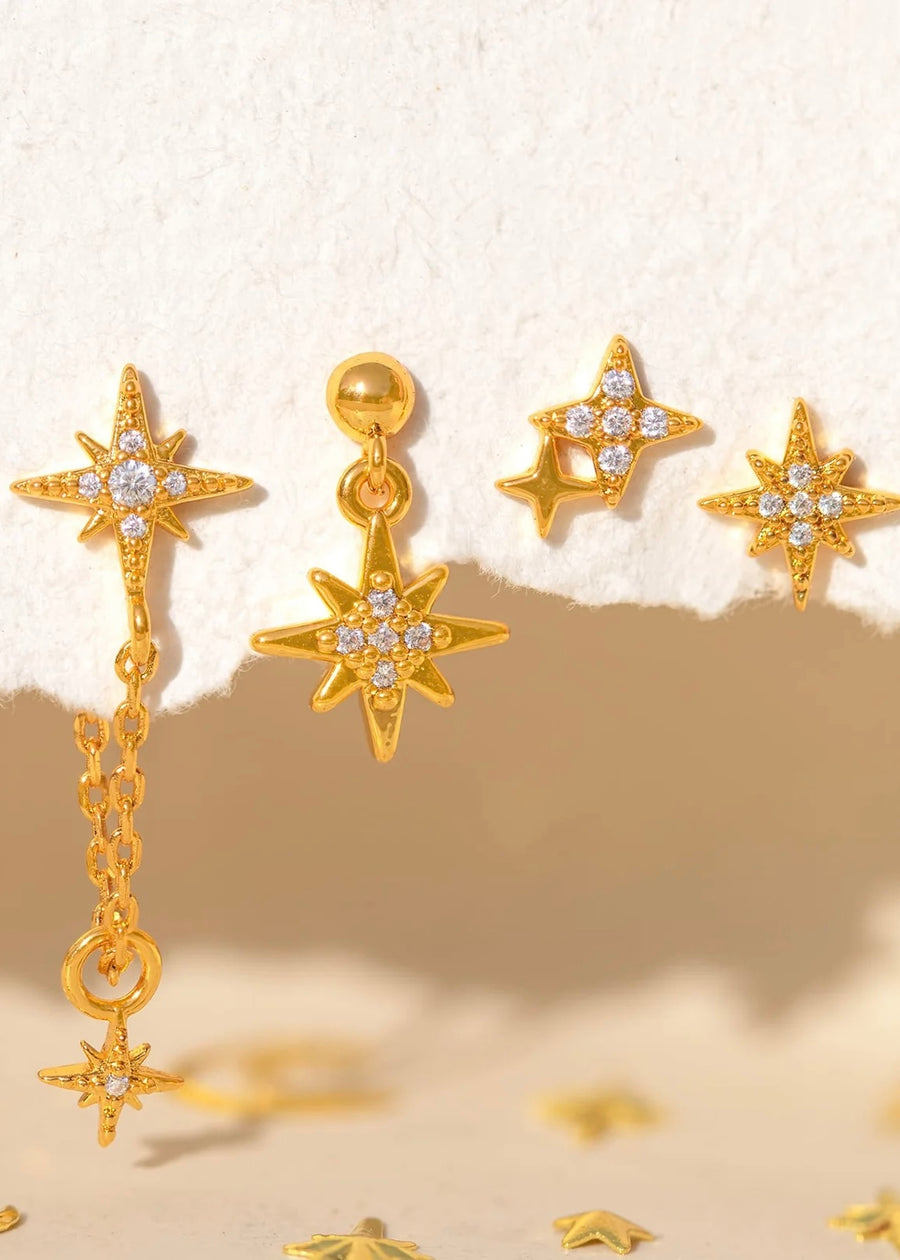 Twinkle Stars Earring Set