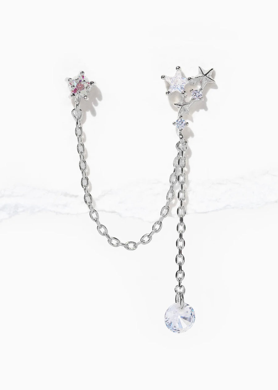 Star Crossed Double Earrings