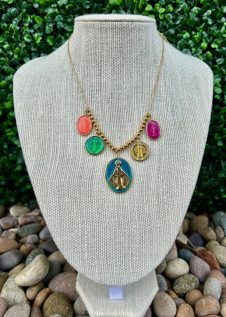 Virgin Mary Necklace