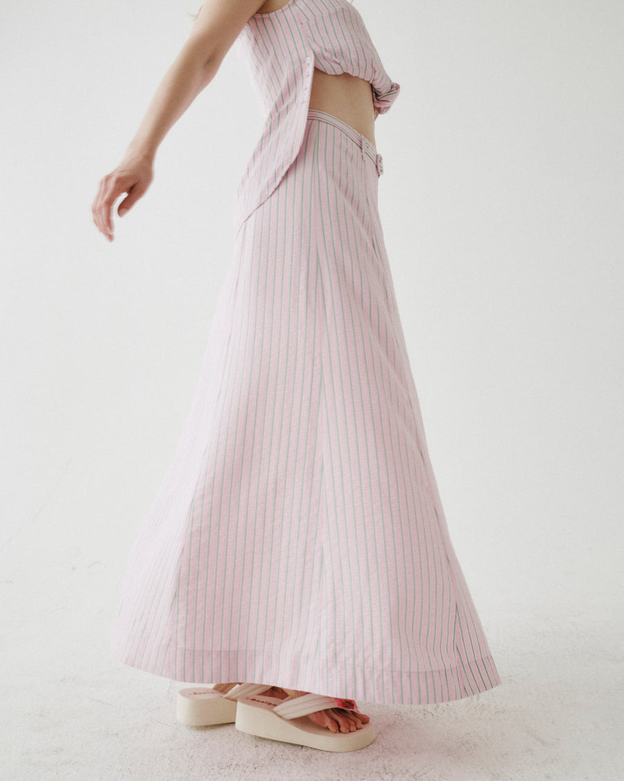 Nina Maxi Skirt - Pink / M