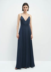 Amelie V-Cami Satin Dress