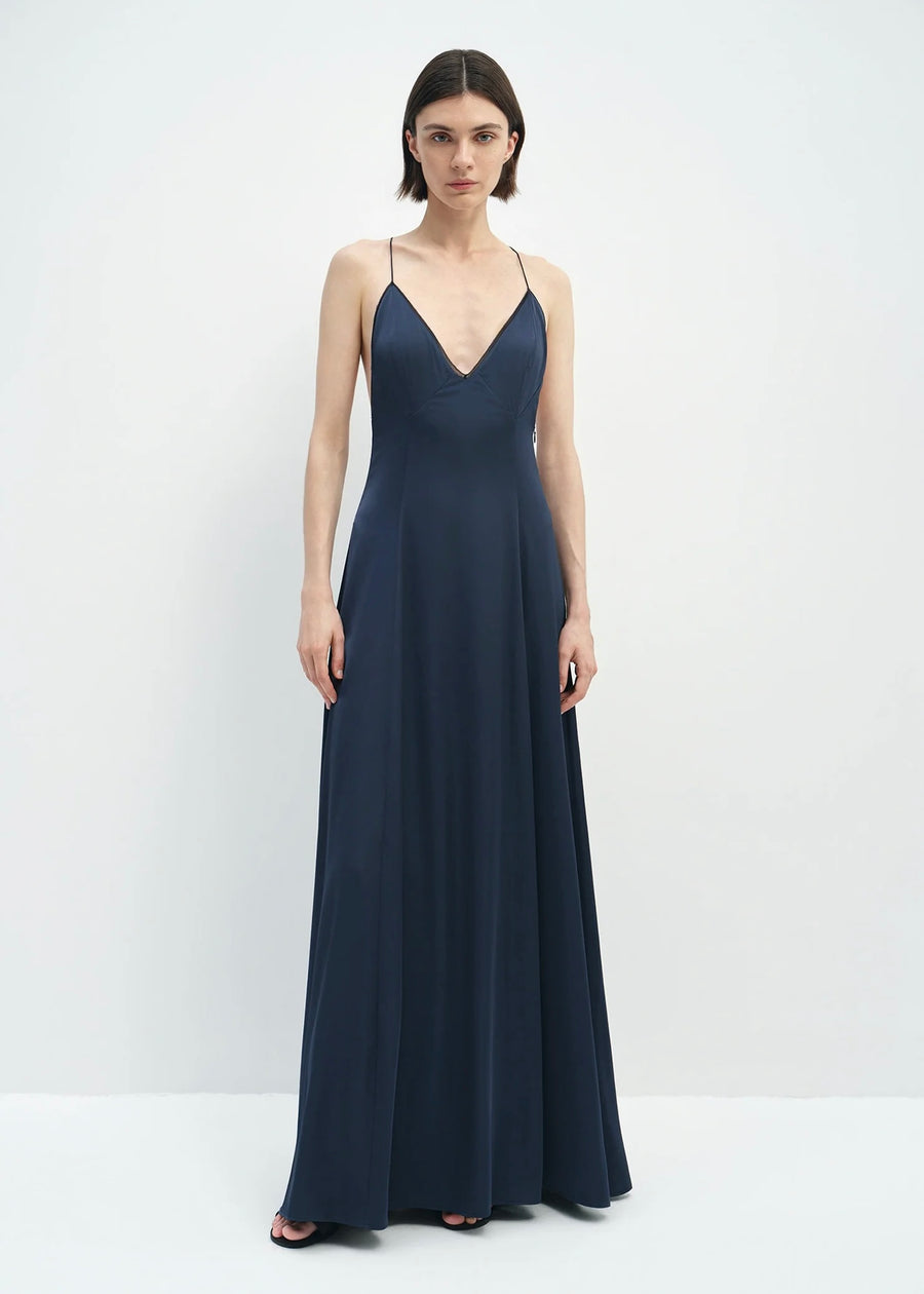 Amelie V-Cami Satin Dress
