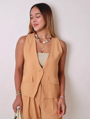 Crepep Longline Vest