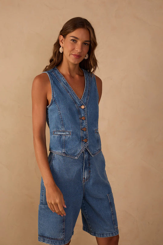 Jean Bermuda Shorts