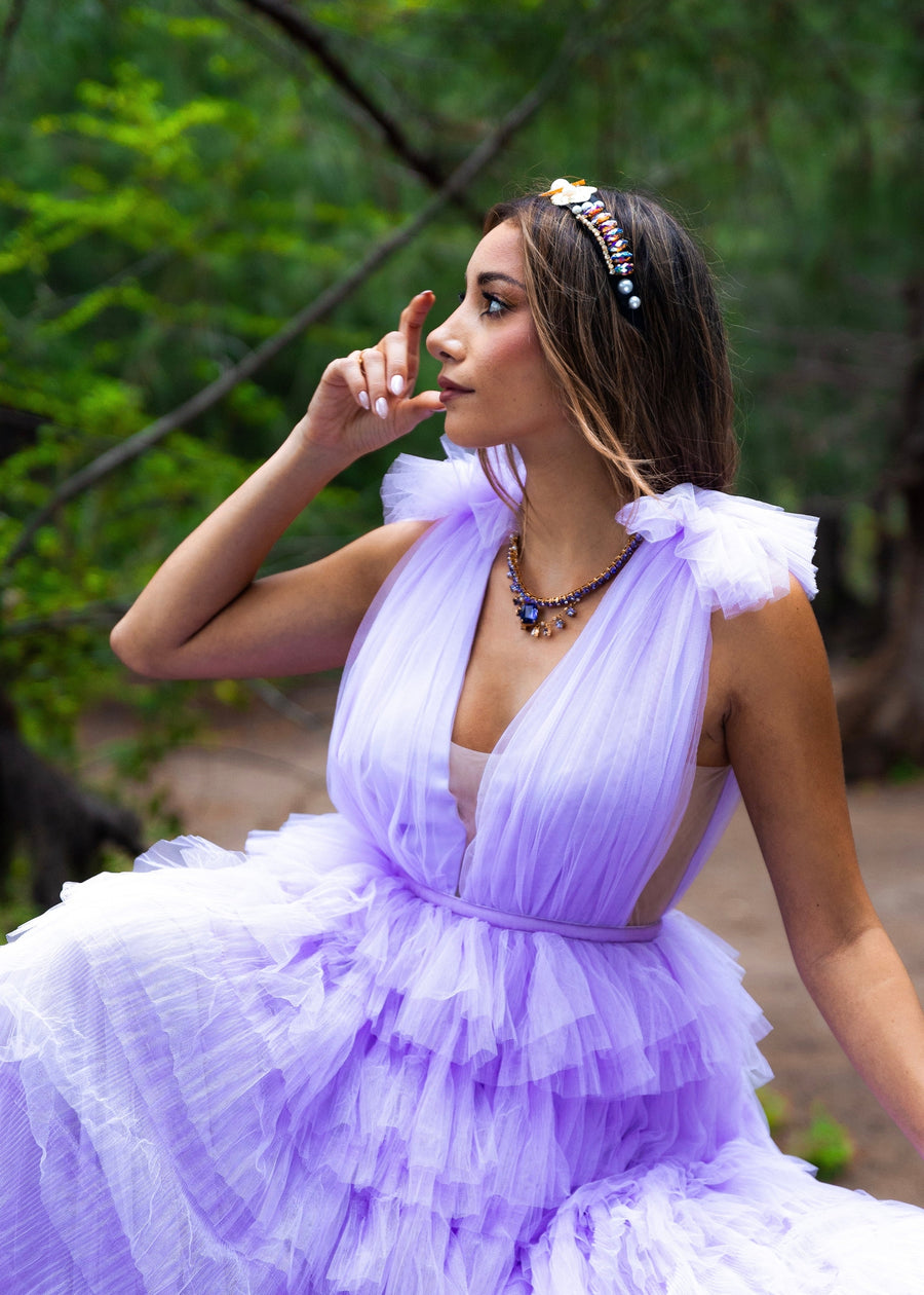sabrina purple dress Sabrina Carpenter wearinfg purple