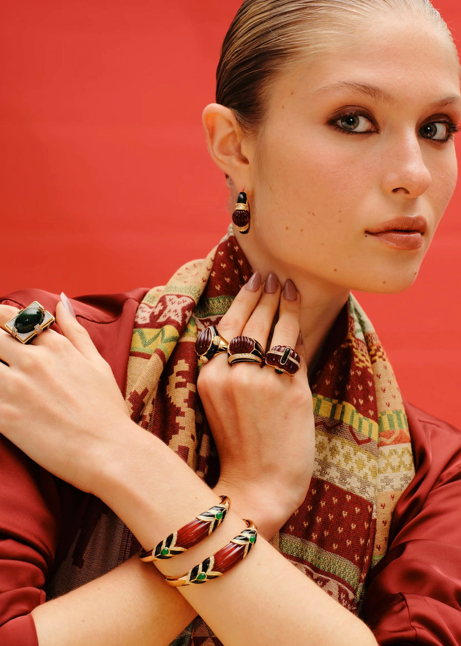 Amaru Hoop Earrings