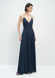 Amelie V-Cami Satin Dress