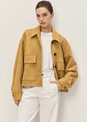 Vegan Suede Jacket