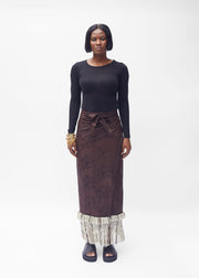 Fringe Maxi Skirt