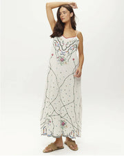 Lauren Embroidered Dress - M