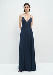 Amelie V-Cami Satin Dress