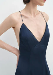 Amelie V-Cami Satin Dress