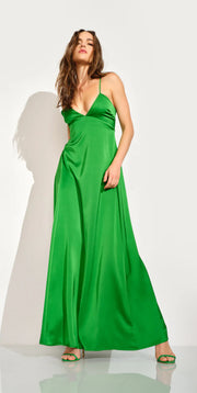 Shamrock Satin Dress