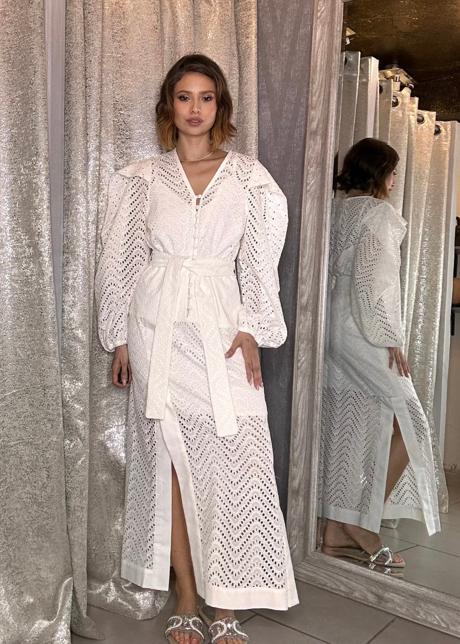 Ada Belted Midi Dress