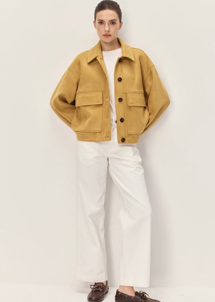 Vegan Suede Jacket