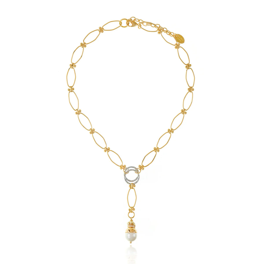 Violet Drop Necklace