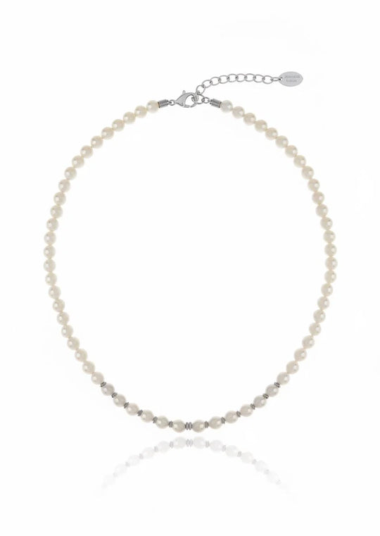 Emma Pearl Necklace - Pearl & Gold