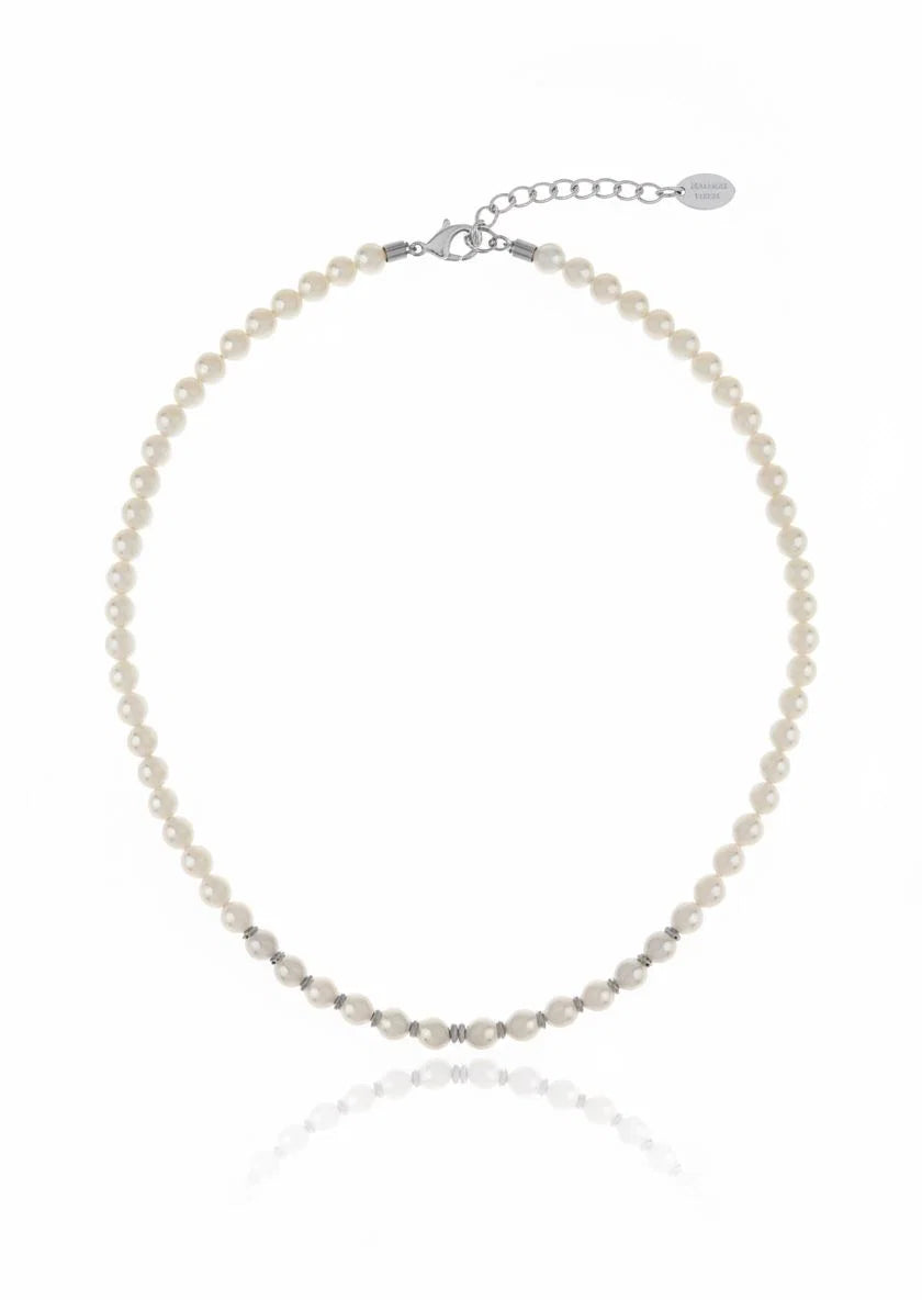 Emma Pearl Necklace - Pearl & Gold