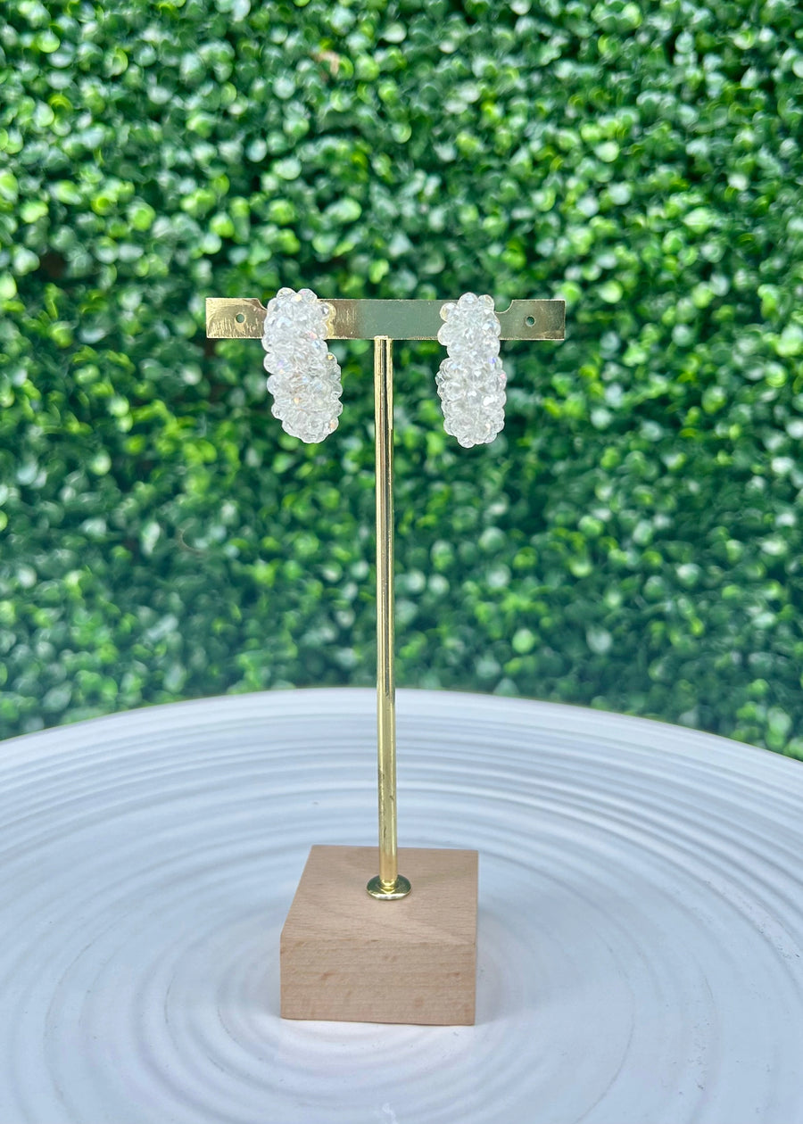 Icy Hoop Earrings