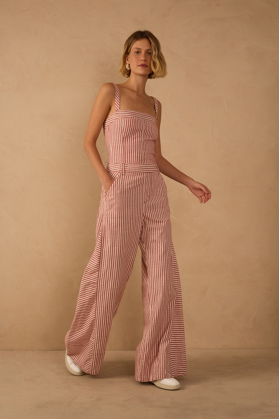 Striped Jumpsuit