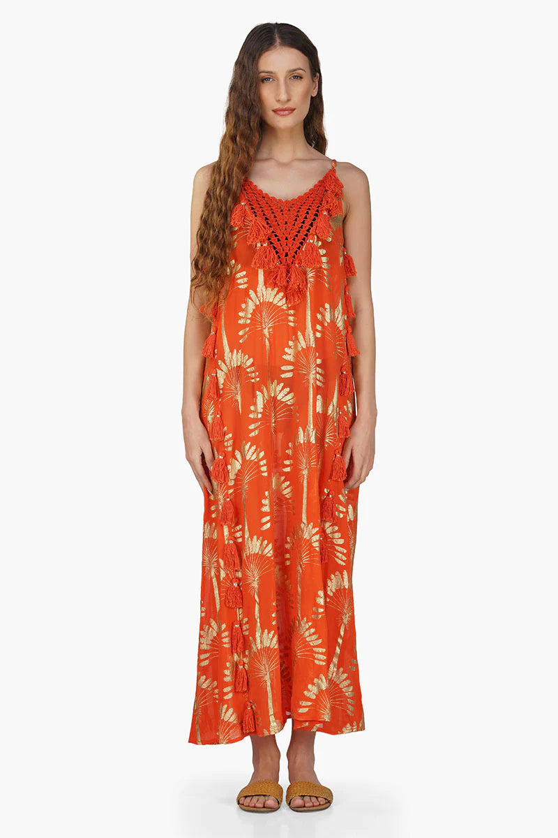 Sunset Palm Dress