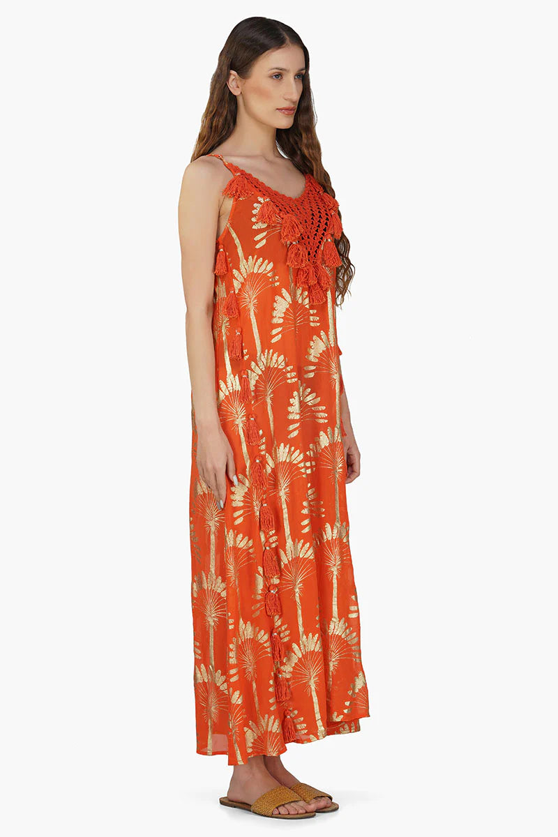 Sunset Palm Dress