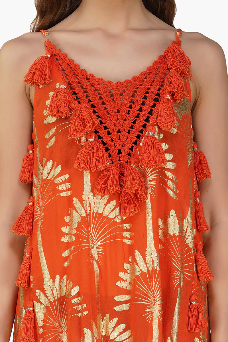 Sunset Palm Dress