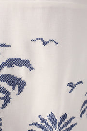 Nautical Embroidered Pants