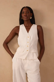 Linen Vest