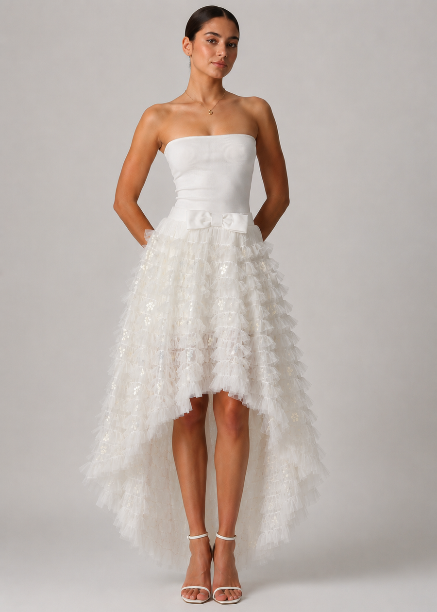 Bell High-Low Skirt