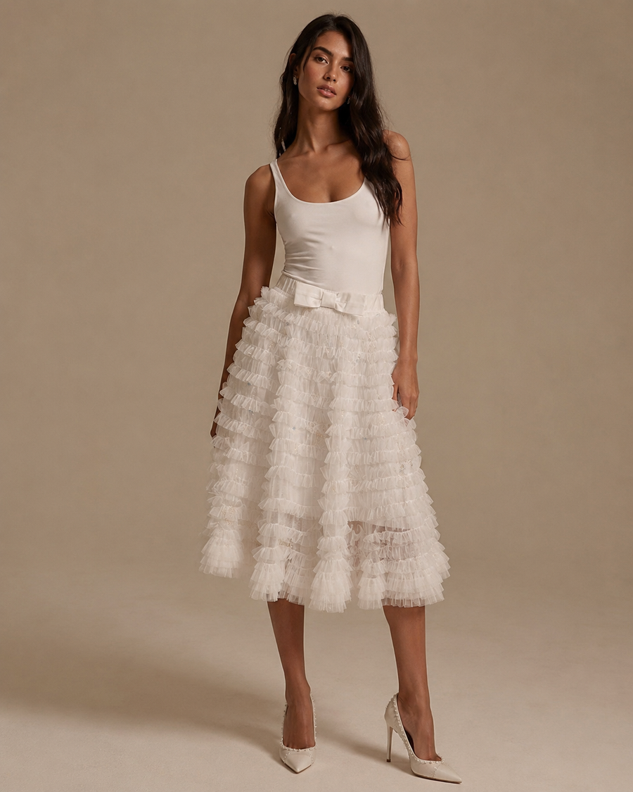 Bell High-Low Skirt