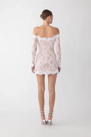 Rachael Lace Dress - White / 2