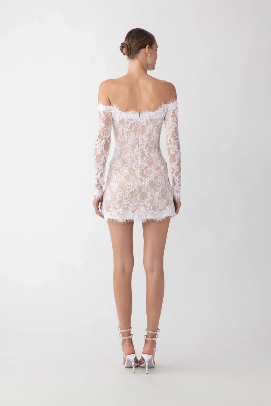 Rachael Lace Dress - White / 2