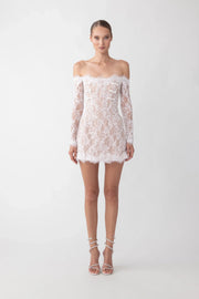 Rachael Lace Dress - White / 2
