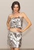 Marney Skirt - Silver / One size