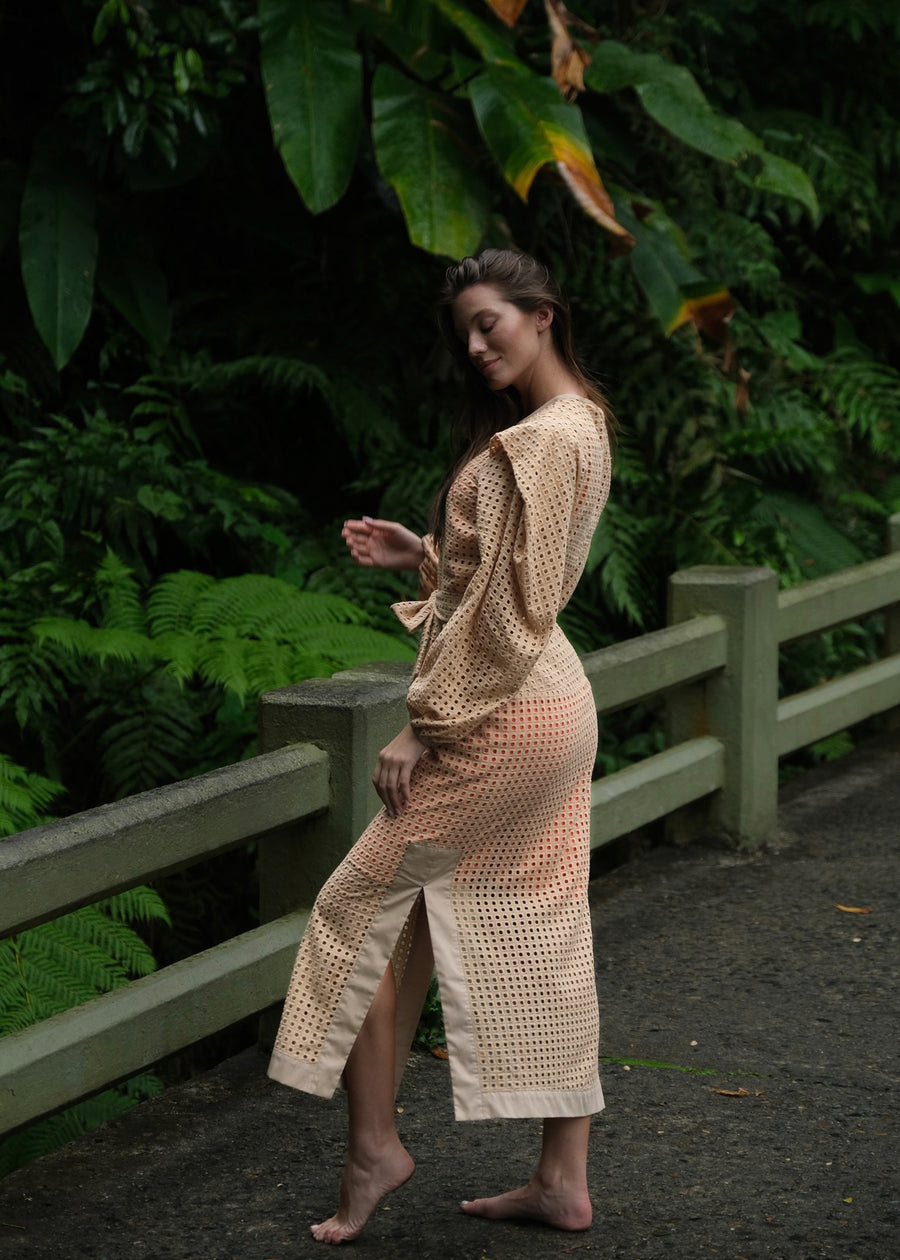 Ada Belted Midi Dress